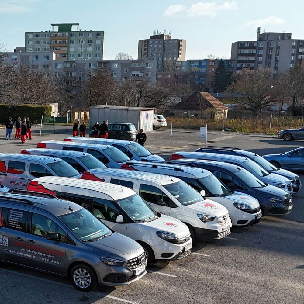 Erweiterung des Fuhrparks und des Teams